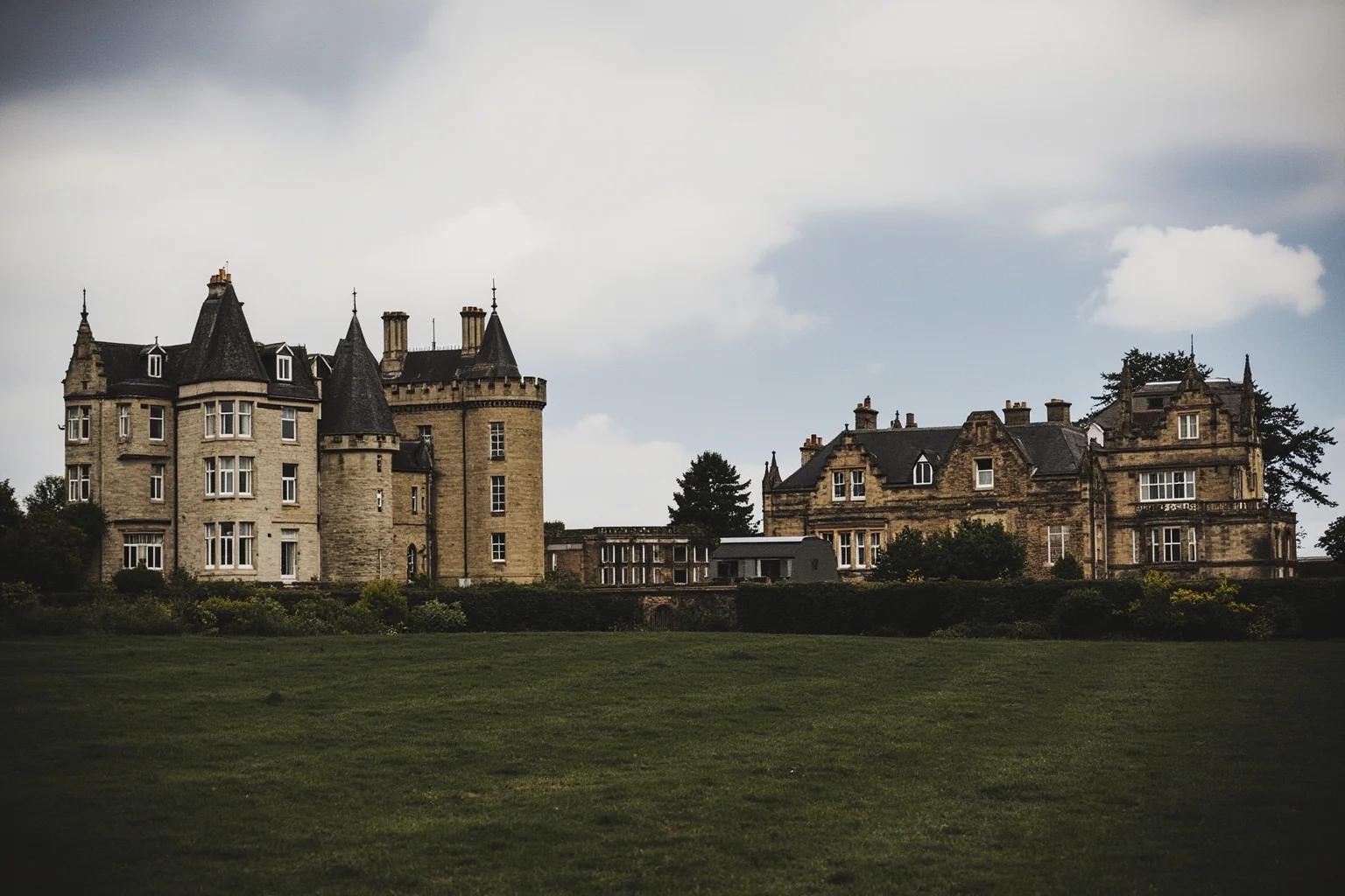 Facts You Didn't Know About Queen Elizabeth II, the World's Second-Longest Reigning Monarch 17 A stately English castle and a Scottish Highland estate side by side under a cloudy sky, landscape photography