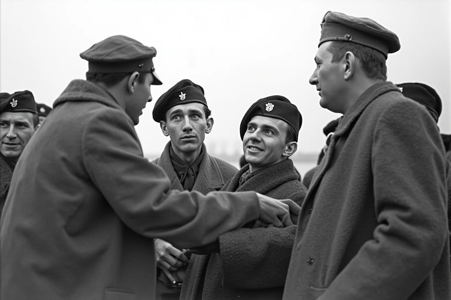 Why Did Germany Lose WW2? 20 Reasons They Almost Won 19 American and Soviet soldiers meeting at the Elbe River, April 1945, symbolizing Allied unity