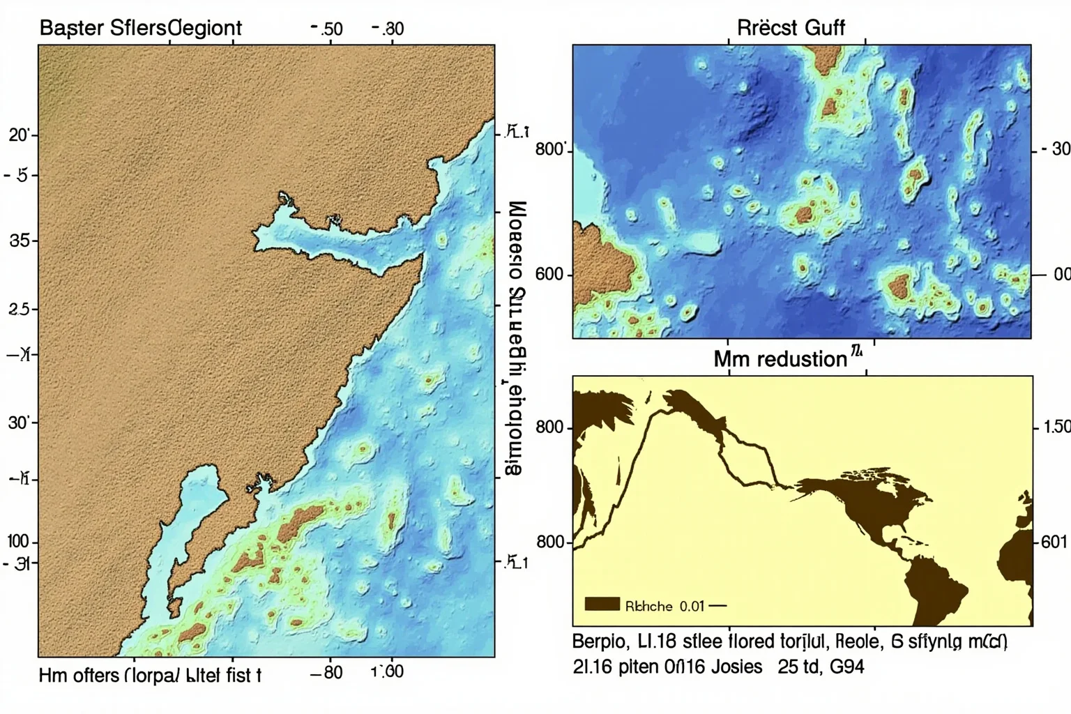 Pangea's Influence: 20 Ways We Can Tell How and Where the Continents Were Fused 17 An ancient coral reef fossil in a now-temperate region, with a map showing its original tropical location.
