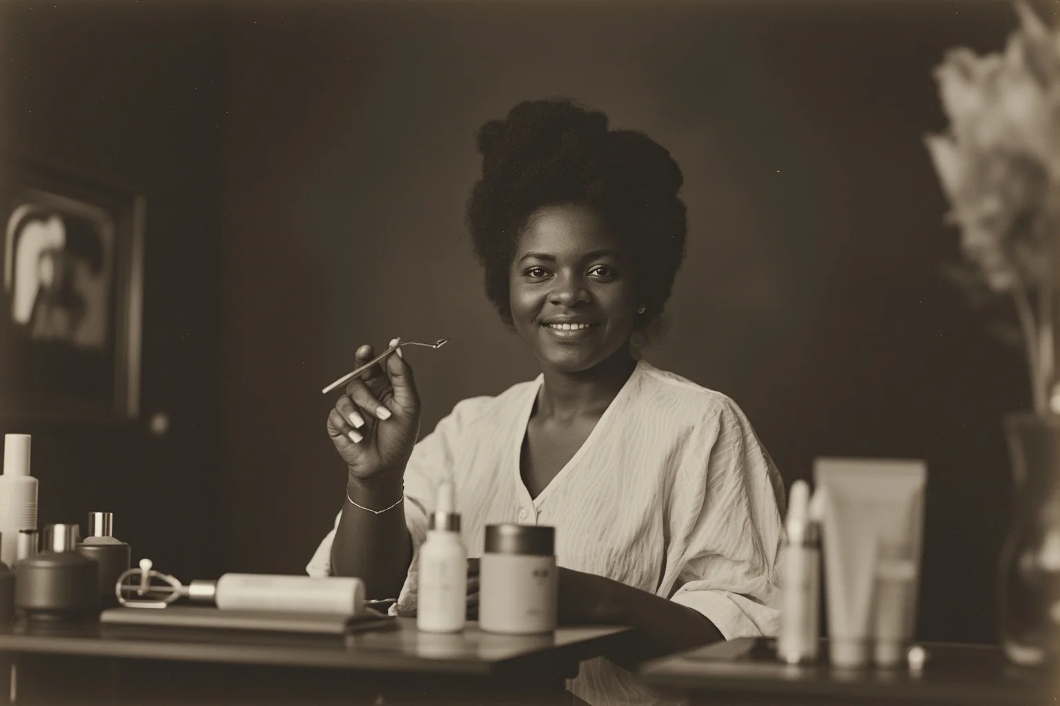 Richest Women in History: 22 Wealthiest Females of All Time 21 Early 20th century scene of a Black woman entrepreneur with beauty products
