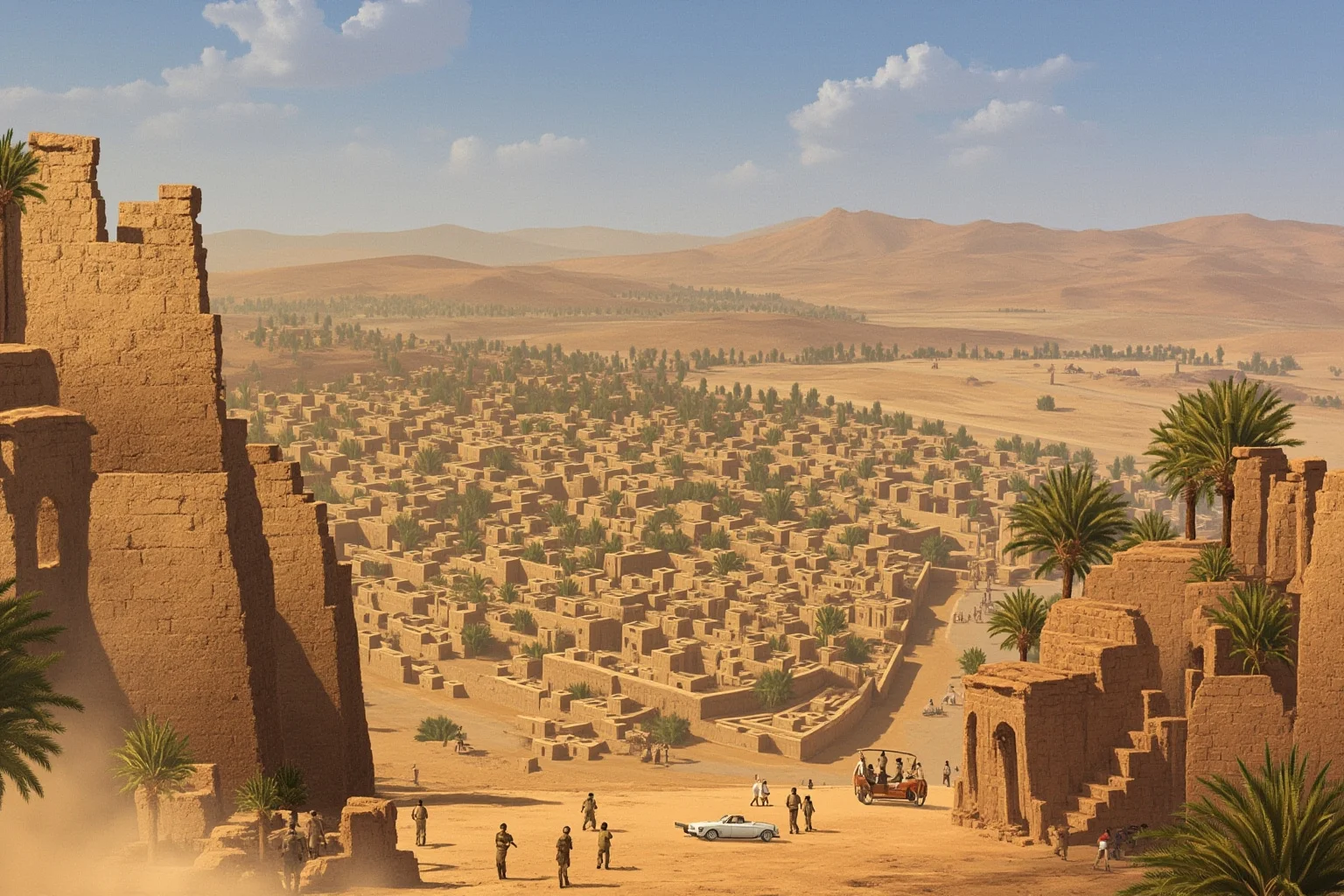 The Fertile Crescent: 20 Ancient Civilizations That Started Society As We Know It 8 Elamite city of Susa with tall baked-brick temples and palm groves, traders arriving from the Iranian plateau.