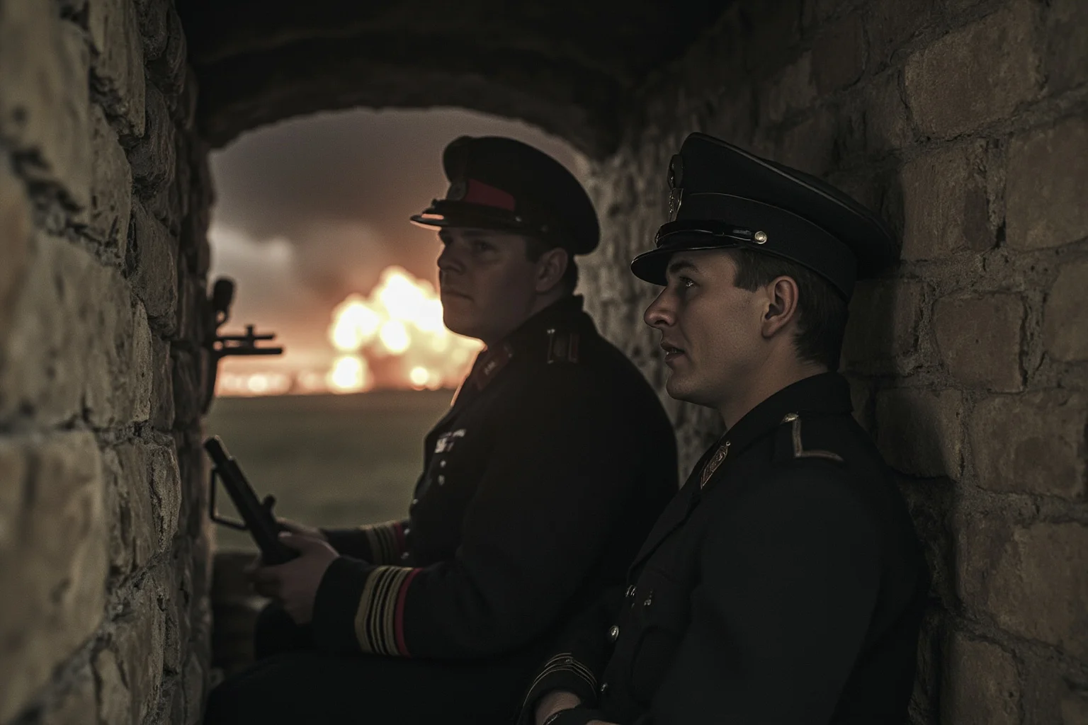 Why Did Germany Lose WW2? 20 Reasons They Almost Won 15 German officers in a bunker during the July 20 plot, with a bomb blast in the background