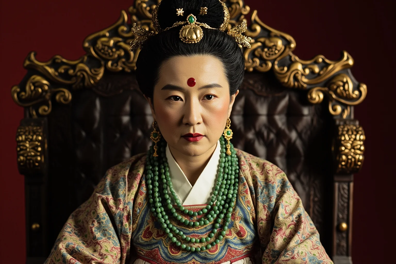 Richest Women in History: 22 Wealthiest Females of All Time 3 Han Dynasty Chinese imperial court with an empress dowager on a throne, silk and jade ornaments