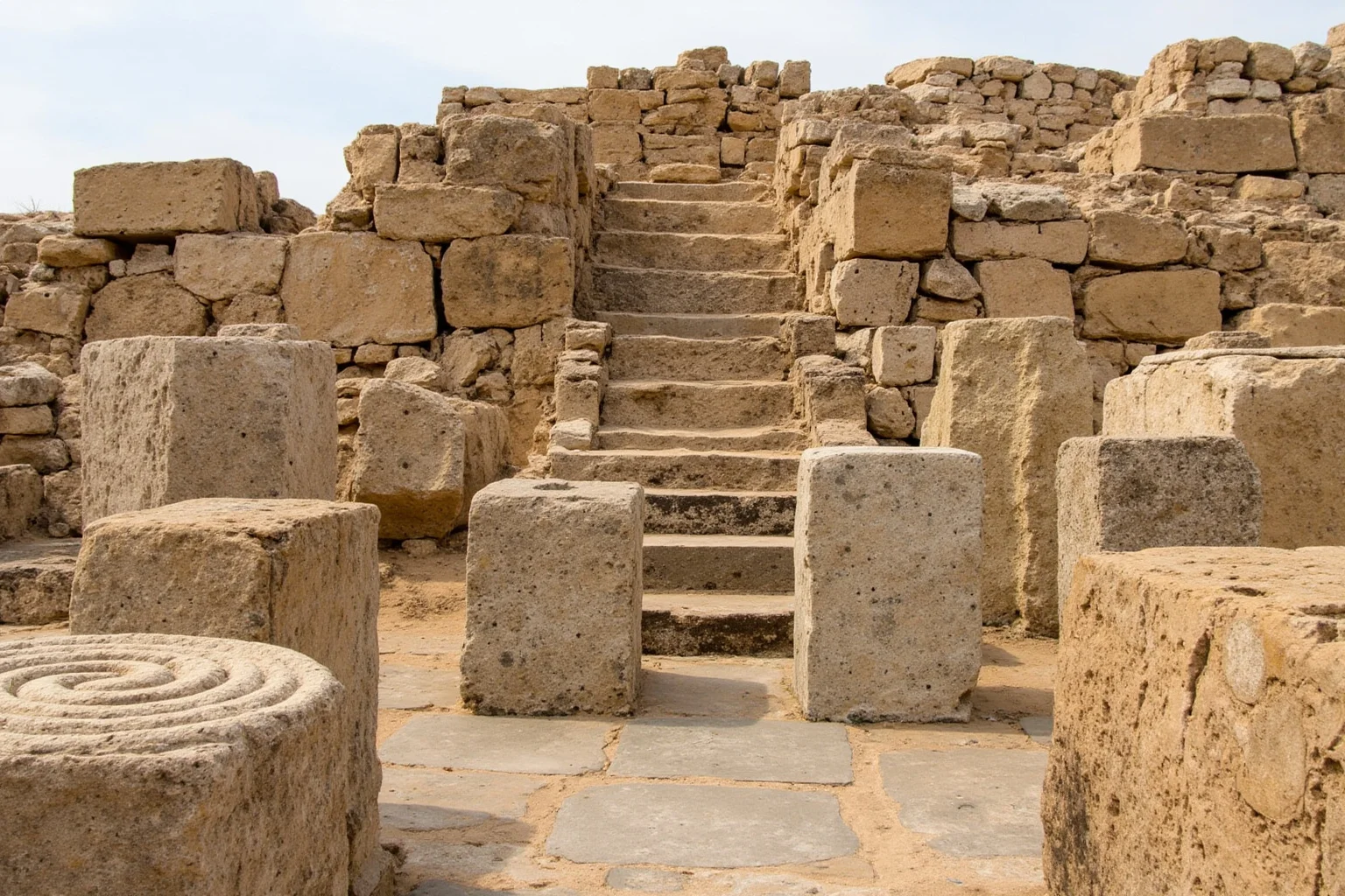 22 Oldest Monuments Found Around the World 12 Megalithic Tarxien Temples in Malta, showing carved stone spirals and massive altar blocks