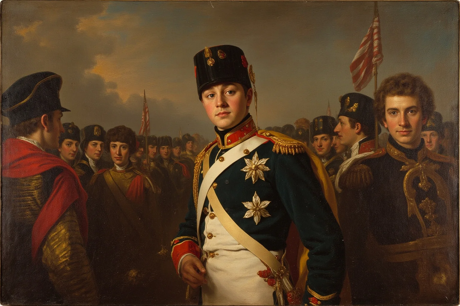 Fascinating Facts About The French Revolution 20 Napoleon Bonaparte as a young general during the French Revolution, rising through the ranks, historical portrait.