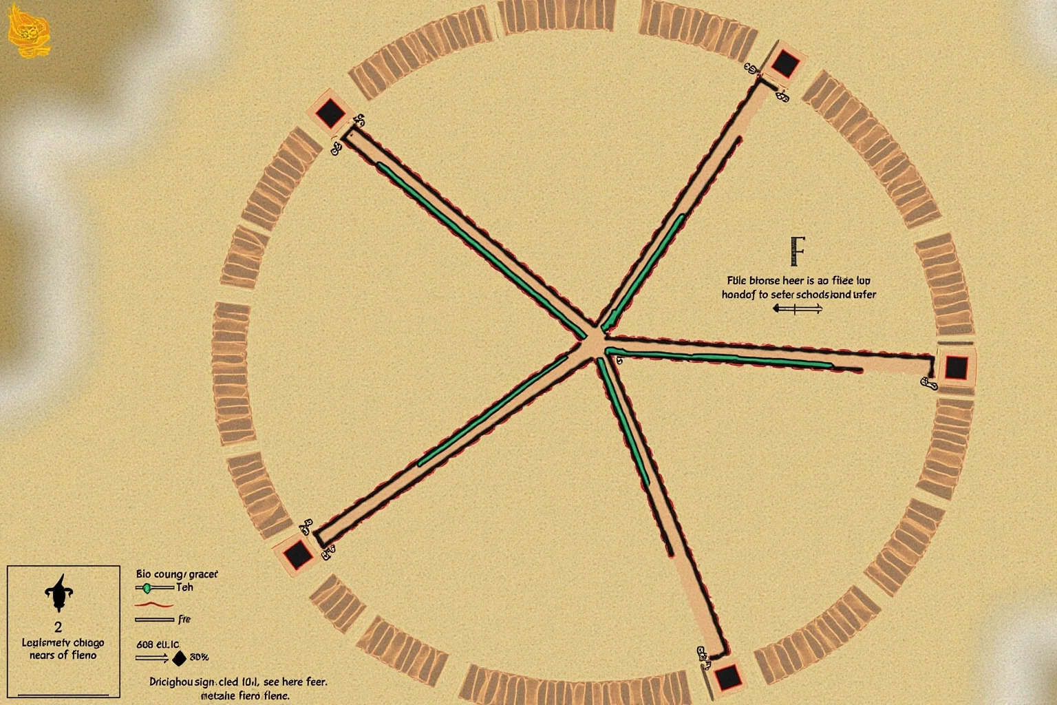 The Turning Point? 20 Facts About the Battle of Normandy 18 Overhead map-style illustration of a closing encirclement near Falaise with converging arrows trapping a large force
