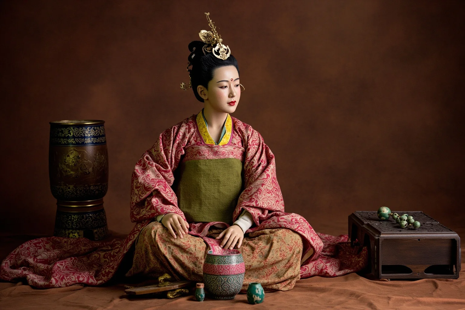 Richest Women in History: 22 Wealthiest Females of All Time 6 Tang Dynasty Chinese imperial court with a female emperor in dragon robes and Silk Road goods