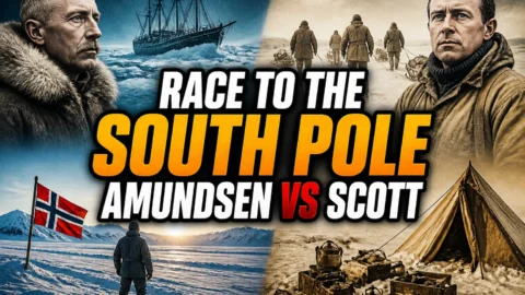 The Deadly Race to the South Pole: Amundsen vs. Scott’s Frozen Tragedy