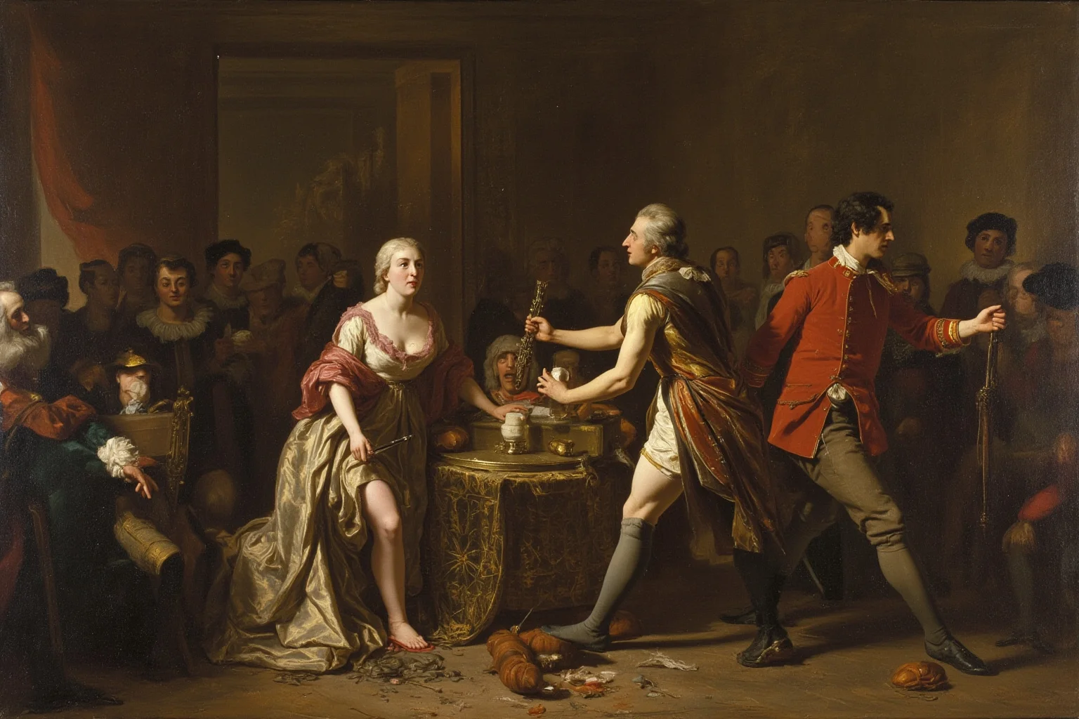 Fascinating Facts About The French Revolution 24 The Thermidorian Reaction: Robespierre arrested and executed, with a conservative backlash, historical scene.